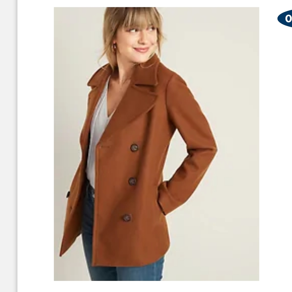 Old Navy double breasted peacoat NWT
